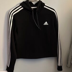 Adidas Black Pullover with White Accents